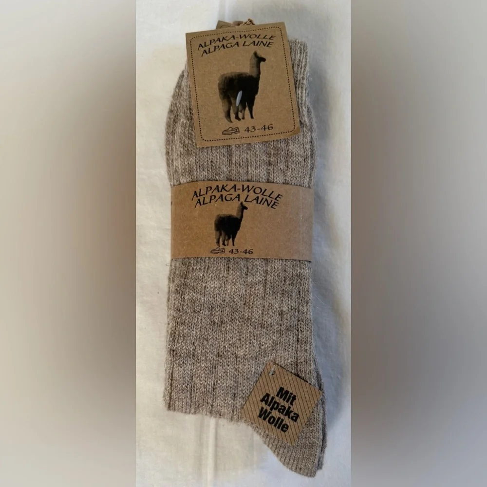Alpaca Wool Socks | Set Of 2 - Picture 1 of 3